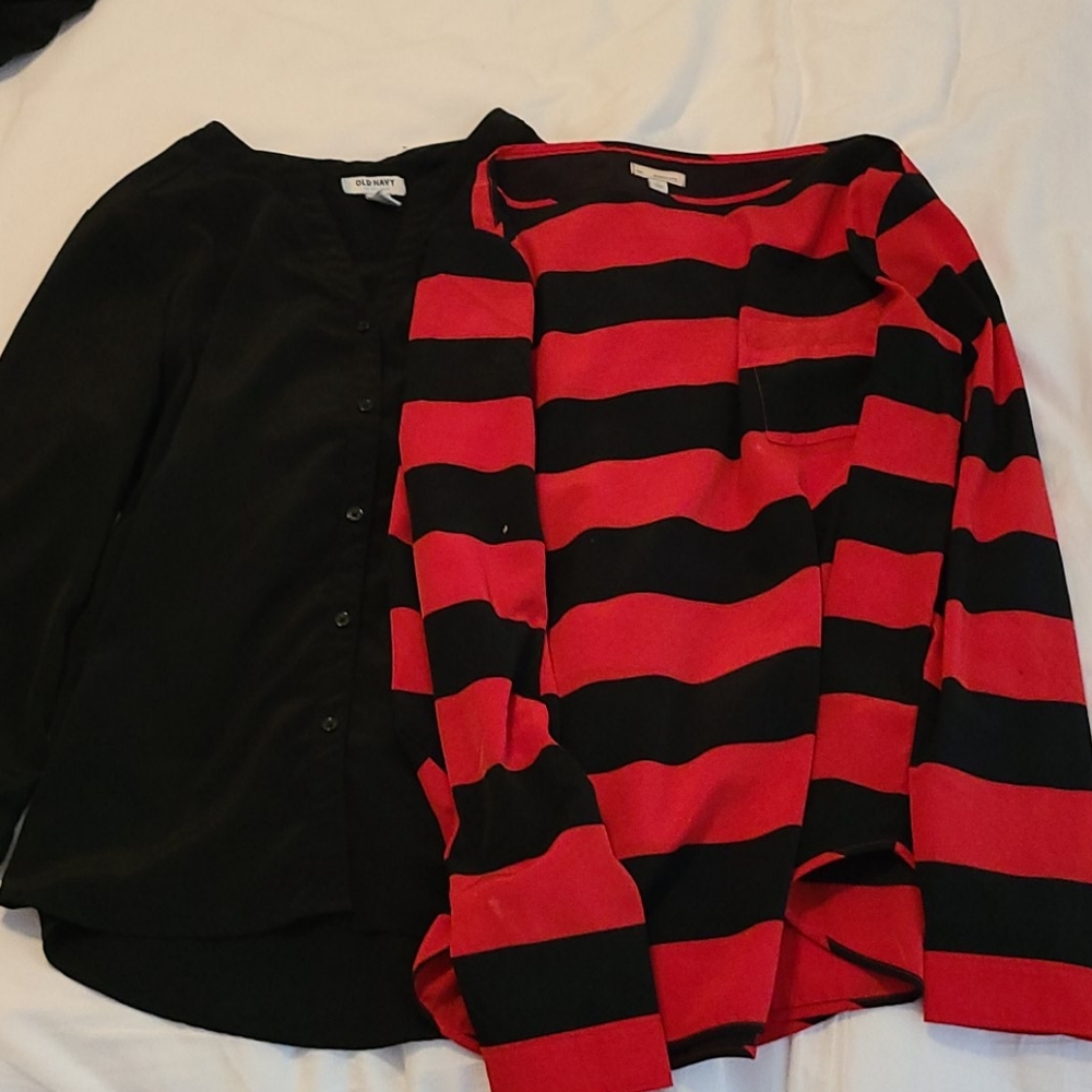 2 long-sleeved dress shirts. Great condition